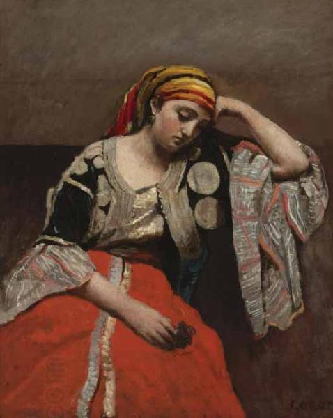 Jean Baptiste Camille  Corot Juive dAlger China oil painting art
